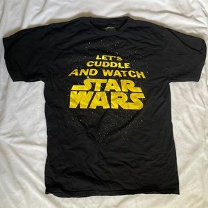 Star Wars tee shirt unisex let’s cuddle Star Wars tee shirt